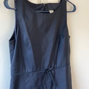 J Crew Silk Navy Cocktail Dress